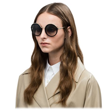 prada cinema round sunglasses|Prada sunglasses women clear.